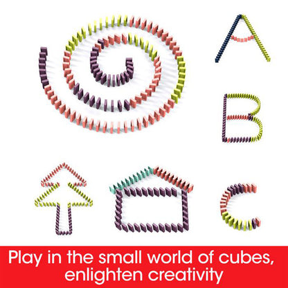 Domino Train Set for Kids – Automatic Domino Laying Educational Toy